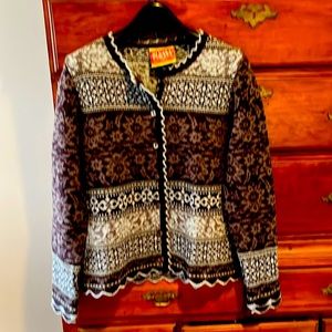 Oleana of Norway Alpaca cardigan